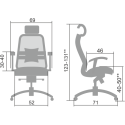 Кресло Метта Samurai SL-3.04 Белый Лебедь