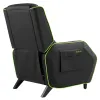 Софа компьютерная игровая ZONE 51 RIDER Black-Green