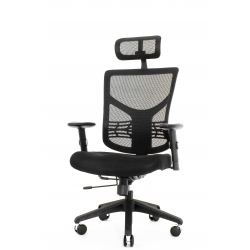 Кресло Expert Star OFFICE STE-MF01S Т-01 (усиленная сетка, черная / каркас черный)