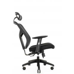 Кресло Expert Star OFFICE STE-MF01S Т-01 (усиленная сетка, черная / каркас черный)