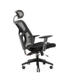 Кресло Expert Star OFFICE STE-MF01S Т-01 (усиленная сетка, черная / каркас черный)