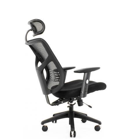 Кресло Expert Star OFFICE STE-MF01S Т-01 (усиленная сетка, черная / каркас черный)