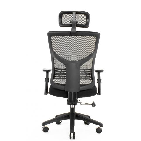 Кресло Expert Star OFFICE STE-MF01S Т-01 (усиленная сетка, черная / каркас черный)