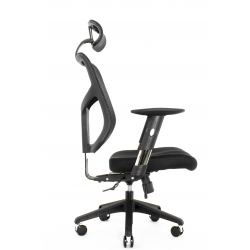 Кресло Expert Star OFFICE STE-MF01S Т-01 (усиленная сетка, черная / каркас черный)