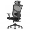 Кресло Expert 2 Star Office Ergo STE-MF01S Т-01 ( 3D поясница, 5D подголовник, черный / каркас черный)