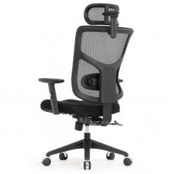 Кресло Expert 2 Star Office Ergo STE-MF01S Т-01 ( 3D поясница, 5D подголовник, черный / каркас черный)