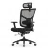 Кресло Expert 2 Star Office Ergo STE-MF01S Т-01 ( 3D поясница, 5D подголовник, черный / каркас черный)