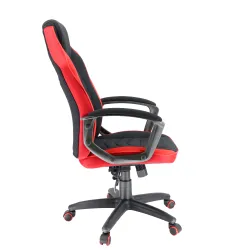 Кресло игровое Everprof Stels T Ткань Черный/Красный