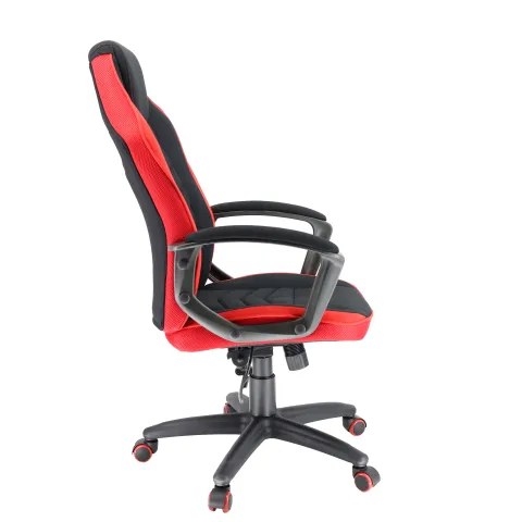 Кресло игровое Everprof Stels T Ткань Черный/Красный