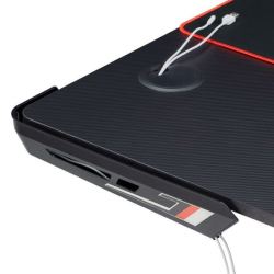 Стол для компьютера EUREKA ERK-EGD-L60L-B-US, L-формы c электрической регулировкой по высоте