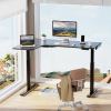 Стол для компьютера EUREKA ERK-EGD-L60L-B-US, L-формы c электрической регулировкой по высоте
