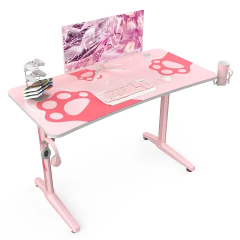 Стол для компьютера (для геймеров) EUREKA GIP 47, Pink