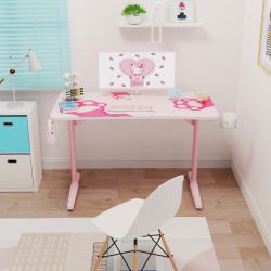 Стол для компьютера (для геймеров) EUREKA GIP 47, Pink