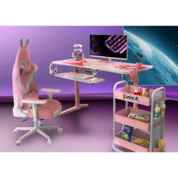 Стол для компьютера (для геймеров) EUREKA GIP 47, Pink