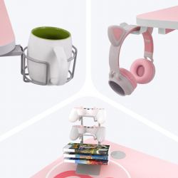 Стол для компьютера (для геймеров) EUREKA GIP 47, Pink