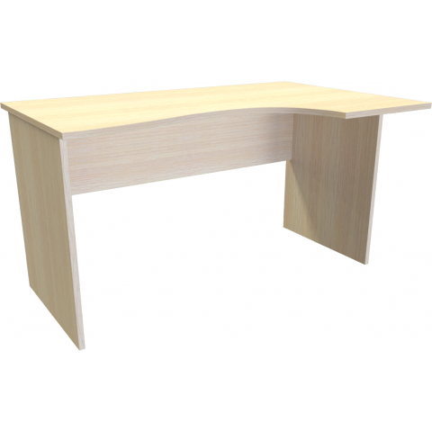 Стол эргономичный правый МР-04.ПР Ясень шимо 1400x900x750 Матрица