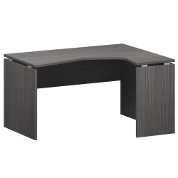 Стол эргономичный правый НТ-040.ПР Лиственница 1400x1100x750 Аргентум