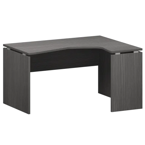 Стол эргономичный правый НТ-040.ПР Лиственница 1400x1100x750 Аргентум