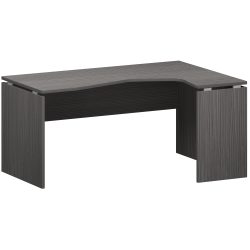 Стол эргономичный правый НТ-060.ПР Лиственница 1600x1100x750 Аргентум