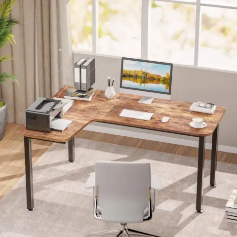 Стол для компьютера угловой EUREKA CD-L01L-60VP, Brown
