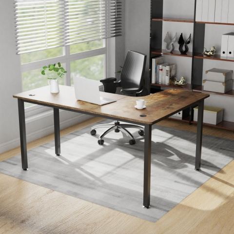 Стол для компьютера угловой EUREKA CD-L01L-60VP, Brown