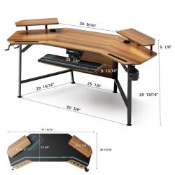 Стол для компьютера EUREKA ERK-AED-E70WN