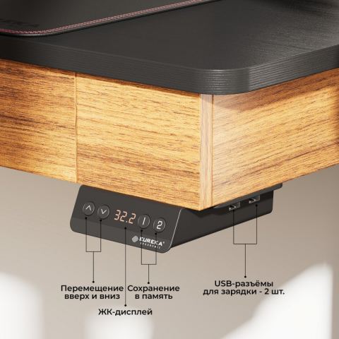 Стол c электрической регулировкой EUREKA ERK-ED-I47-WN