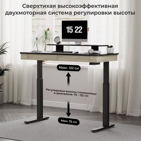 Стол c электрической регулировкой по высоте EUREKA ERK-ED-I55-OG