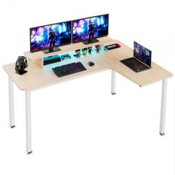 Стол письменный (для компьютера) угловой EUREKA L60R-MW, Maple