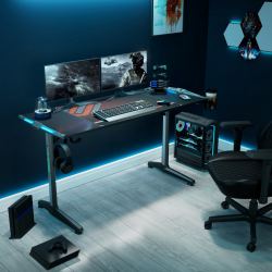 Стол для компьютера (для геймеров) EUREKA GIP 55, Black