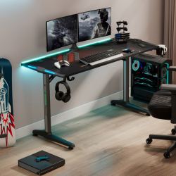 Стол для компьютера (для геймеров) EUREKA GIP 55, Black