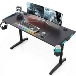 Стол для компьютера (для геймеров) EUREKA GIP 55, Black