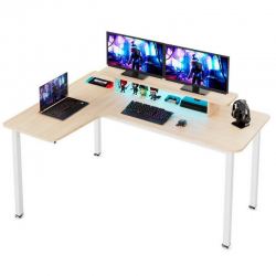 Стол письменный (для компьютера) угловой EUREKA L60L-MW, Maple