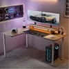 Стол письменный (для компьютера) угловой EUREKA L60L-MW, Maple