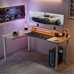 Стол письменный (для компьютера) угловой EUREKA L60L-MW, Maple