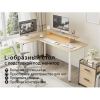 Стол письменный (для компьютера) угловой EUREKA L60L-MW, Maple