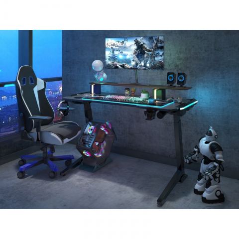 Стол FoxGear FG-ZE-49B с электроприводом и RGB-подсветкой