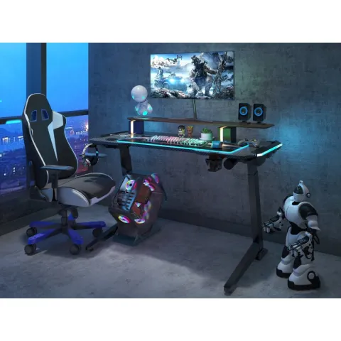 Стол FoxGear FG-ZE-49B с электроприводом и RGB-подсветкой