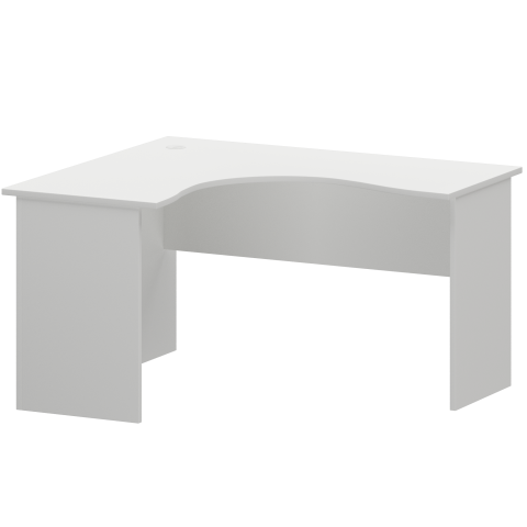 Стол компактный левый А-204.60.ЛВ Белый 1400x1200x760 Арго