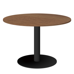 Стол круглый АМ-Д120 Орех/Антрацит 1200x1200x760 Арго-М