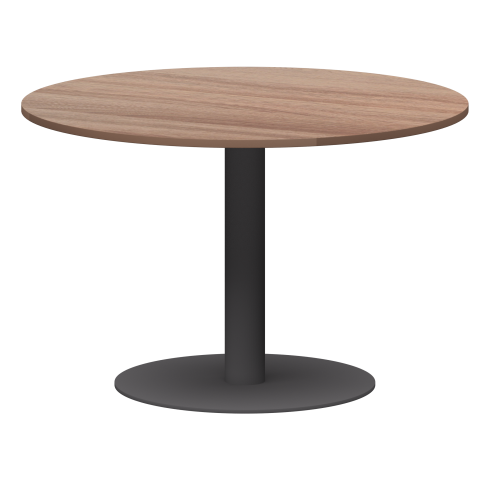 Стол круглый АМ-Д120 Темный шимо/Антрацит 1200x1200x760 Арго-М