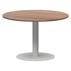 Стол круглый АМ-Д120 Темный шимо/Белый 1200x1200x760 Арго-М