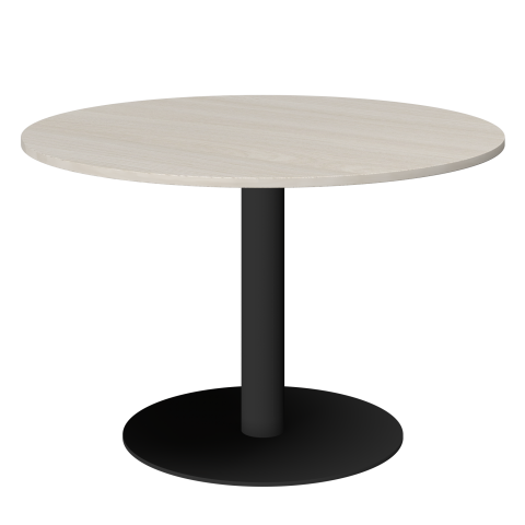 Стол круглый АМ-Д120 Ясень шимо/Антрацит 1200x1200x760 Арго-М