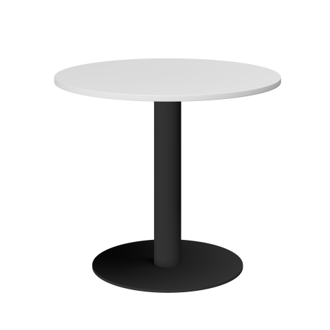Стол круглый АМ-Д90 Белый/Антрацит 900x900x760 Арго-М
