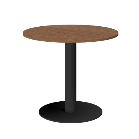 Стол круглый АМ-Д90 Орех/Антрацит 900x900x760 Арго-М