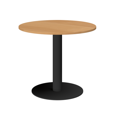 Стол круглый АМП-Д90 Ольха/Антрацит 900x900x760 Арго-М