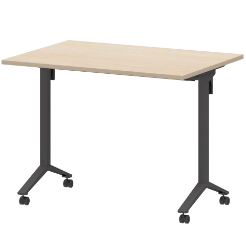 Стол мобильный складной МБ22-100.70 Бук/Антрацит 1000x700x750 Моби