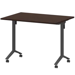 Стол мобильный складной МБ22-100.70 Дуб венге/Антрацит 1000x700x750 Моби
