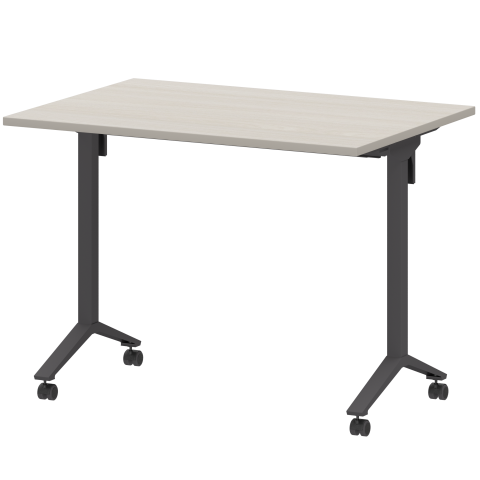 Стол мобильный складной МБ22-100.70 Ясень шимо/Антрацит 1000x700x750 Моби
