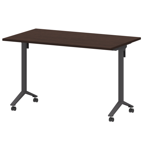 Стол мобильный складной МБ22-120.70 Дуб венге/Антрацит 1200x700x750 Моби